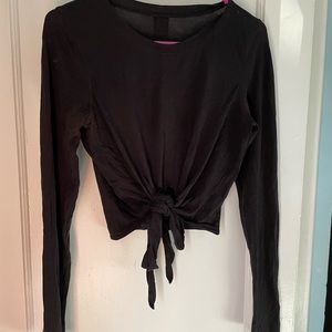 On hold Lululemon Black Time To Restore Long Sleeve